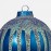 Glob pictat pentru Craciun silverblue
